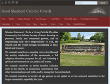 Tablet Screenshot of goodshephsv.org